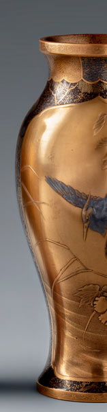 Японская лаковая ваза