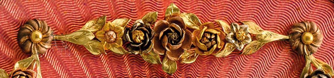 Фрагмент фоторамки работы Фаберже