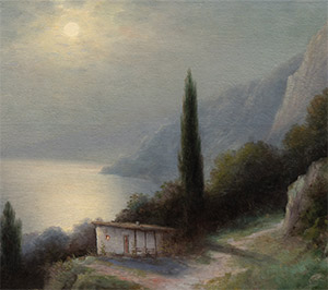 Капустин Крымский берег при лунном свете