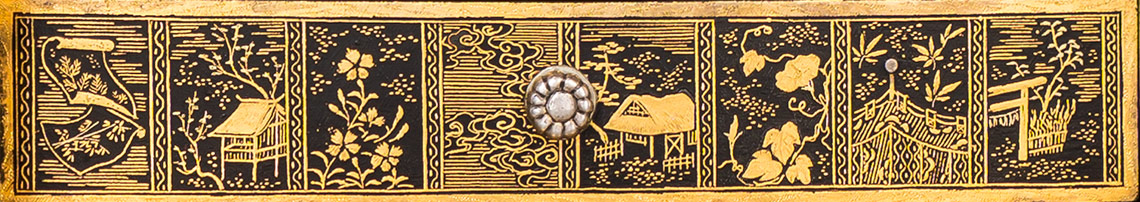 Кабинет в форме пагоды работы мастерской Комаи