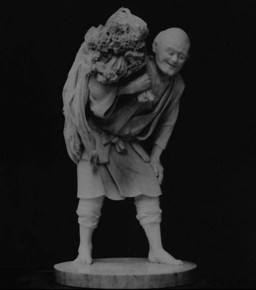 фотография окимоно старик