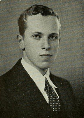 Портрет Рандольфа Зандера в 19 лет