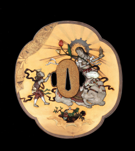 Декоративная цуба в стиле сибаяма