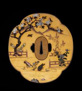 Декоративная цуба в стиле сибаяма