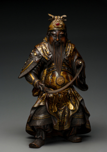 Окимоно "Гуань Юй со свитком"