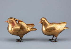 Шкатулки в форме уточек-мандаринок