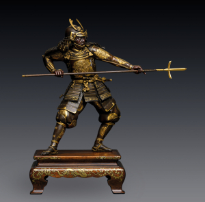 Скульптурная композиция "Воины-самураи"