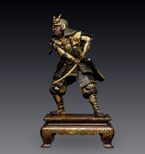 Скульптурная композиция "Воины-самураи"