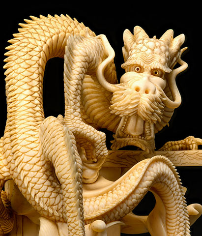 Видео Окимоно "Воин и дракон"