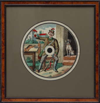 Анонимный автор XIX века "Охотник с трофеем" — мишень для охотника