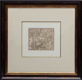 Анонимный автор (XVI век) — автор рисунка и гравёр  “Резня львов в городе Азгаре“  “Ловля крокодила на островах Нила“  “Охота на медведя в стране рабства“