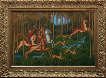 Дмитрий Семёнович Стеллецкий (1875–1947) "Охота на оленя"