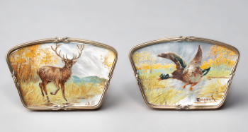 Набор из 12 настольных подставок-держателей для карточек