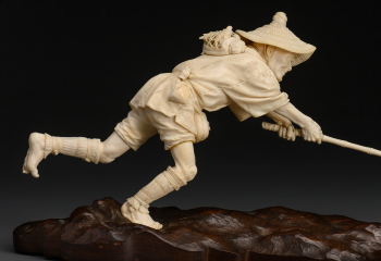 Окимоно "Ловец птиц"