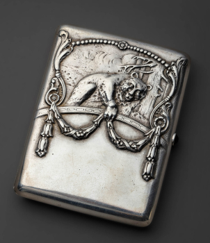 Портсигар "Бурый медведь"