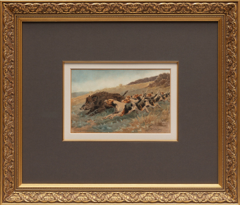 Шарль-Фернан де Кондами (1855–1913) "Охота на кабана"