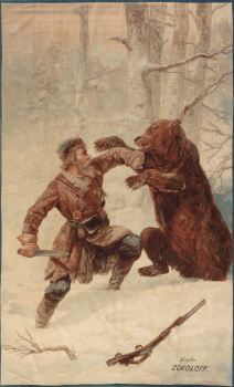 Шпалера "Охота на медведя"