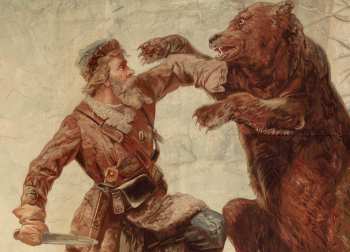 Шпалера "Охота на медведя"