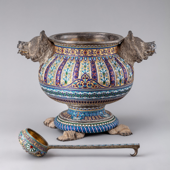 Чаша для крюшона с разливательной ложкой