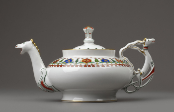 Чайный сервиз в неорусском стиле на шесть персон