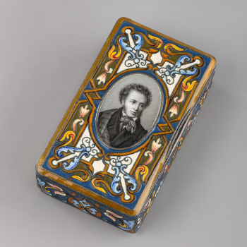 Коробочка с портретом А. С. Пушкина