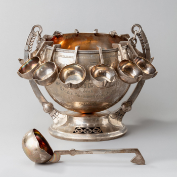 Набор для крюшона (чаша, разливательная ложка, двенадцать чарок)