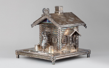 Шкатулка для сигар в форме избы