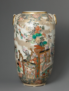 Ваза с изображением праздника цветов