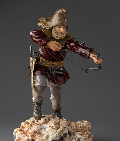 Видео Скульптура  "Скиф"