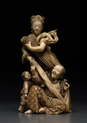 Окимоно "Небесная одежда из птичьих перьев"