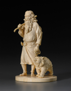 Окимоно "Айну с медведем"