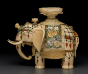 Окимоно "Слон с лотосами"