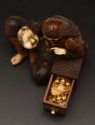 Окимоно "Продавец масок"